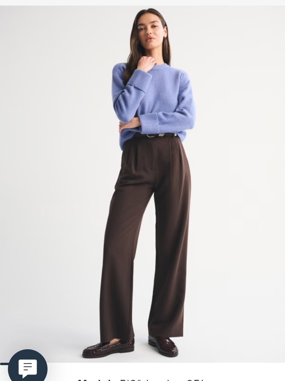Abercrombie & Fitch Sloane Tailored Wide Leg Pants